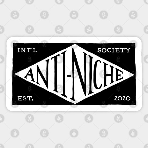 ANS-01C Anti-Niche Society Sticker by Anti-Niche Society